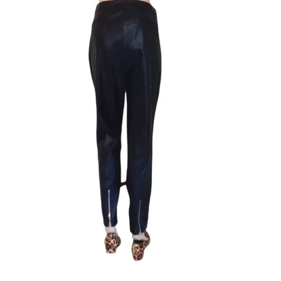 BLANKNYC Carbon Vegan Leather Black Pant Leggings - Picture 2 of 8